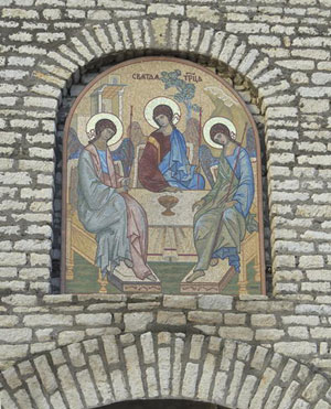 Великие или Троицкие ворота? икона Троица Ветхозаветная
